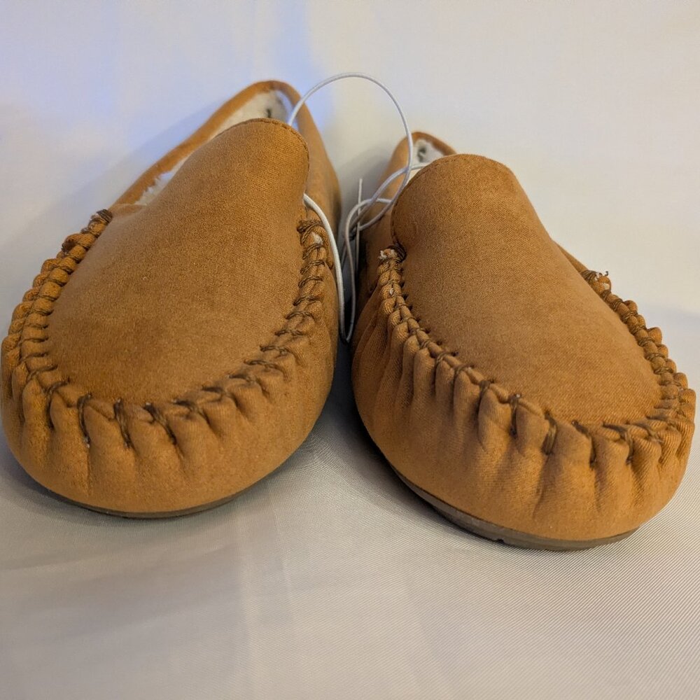 Floopi Women's Indoor/Outdoor Memory Foam Moccasin Slippers NWT - Picture 5 of 16